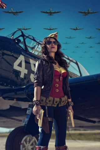 Illustration for article titled World War II Wonder Woman Cosplay, 'Archer' Does 'Top Gun' and other cool shit I found for you.